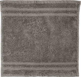 Handtuch aus Frottee grau (30x30 cm), GOTS-zertifiziert ebelin