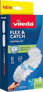 prachovka Flex & Catch s krátkou rukojetí Vileda