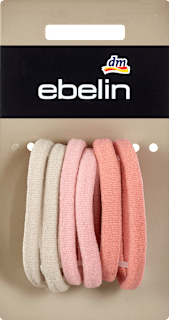 Haargummis in drei Farben ebelin