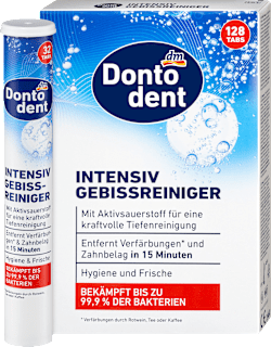 Gebissreiniger Tabs Intensiv Vorteilspack Dontodent