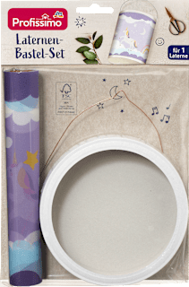 Сет за фенер, 4 части, 3+г, различни цветове/мотиви Profissimo