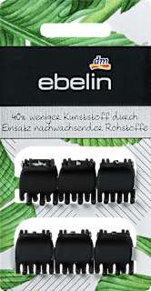 Mollettine per capelli nere ebelin