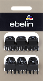 Haarklammern Mini schwarz ebelin