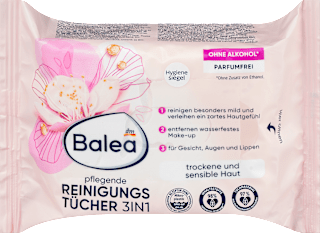 Abschminktücher 3in1 pflegend Balea