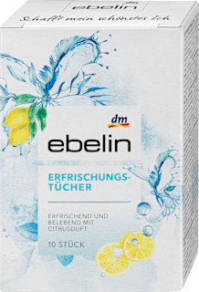 Erfrischungstücher Citrusduft ebelin