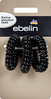 Elastici a spirale extra tenuta neri ebelin