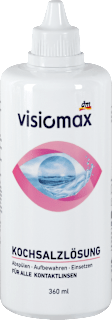 fyziologický roztok pro všechny druhy kontaktních čoček Visiomax