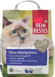 Lettiera igienica per gatti ultra agglomerante DEIN BESTES