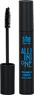 All in one mascara Volum Waterproof Nr. 171/002 s-he colour&style