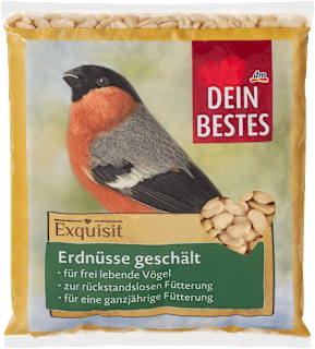 Vogelfutter Erdnüsse geschält Dein Bestes
