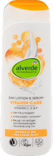 Losjon in serum za telo VITAMIN CARE 2 v 1  alverde NATURKOSMETIK