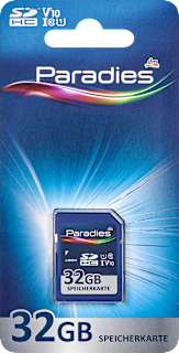 Speicherkarte SDHC Paradies