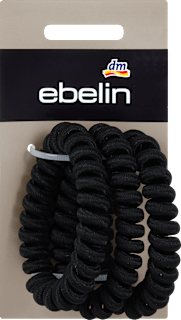 Spiral Haargummi-Set schwarz ebelin