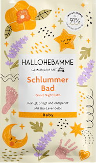Baby Badezusatz Schlummer Bad HALLOHEBAMME