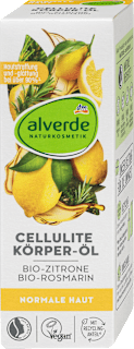 Telový olej Cellulite s bio citrónom a bio rozmarínom alverde NATURKOSMETIK