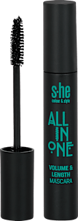 All in one mascara volume&alungire Nr. 171/001 s-he colour&style