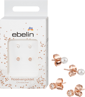 Ohrstecker rosévergoldeter Modeschmuck ebelin