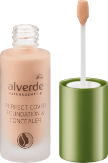 Foundation & Concealer Perfect Cover 50 Hazelnut alverde NATURKOSMETIK