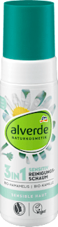 Čistiaca pleťová pena Sensitiv 3v1 s bio hamamelom a bio harmančekom alverde NATURKOSMETIK