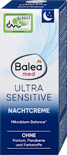 Krem na noc Ultra Sensitive Balea med