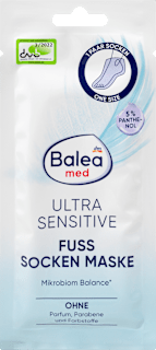 Maska do stóp Ultra Sensitive Balea med