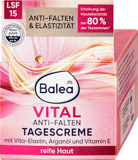 Dnevna krema proti gubam Vital, ZF 15 Balea