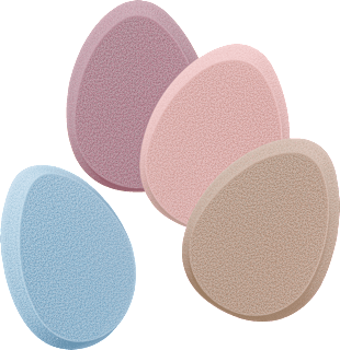 Gąbeczka do makijażu owalna ebelin