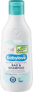 Płyn do kąpieli i szampon 2w1, Ultra Sensitiv babylove