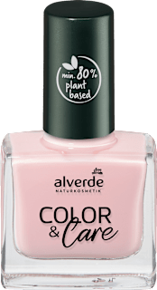 lak na nehty Color & Care 90 Milky Rose alverde NATURKOSMETIK