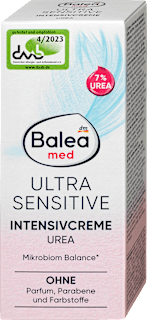 Krema za obraz s sečnino Ultra Sensitive Balea med