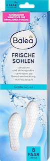 Osvježavajući ulošci za cipele, bijeli, 42-44 Balea