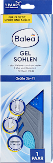 Gélové vložky do topánok, veľkosť 36-41 (1 pár)  Balea