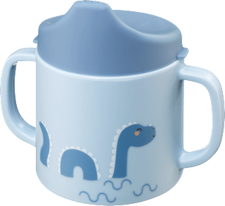 Trinklernbecher aus Polypropylen blau babylove