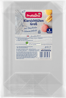Prozorne vrečke z ravnim dnom Profissimo