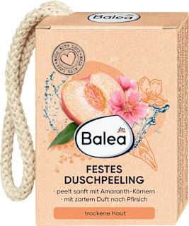 Żel pod prysznic peelingujący w kostce Balea