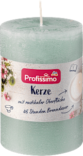 Kerze rustik 100/68 polargrün  Profissimo