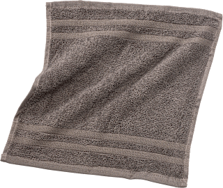 Handtuch aus Frottee grau, 100 % Bio-Baumwolle, GOTS-zertifiziert ebelin