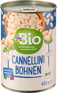Bio bel fižol Cannellini, steriliziran  dmBio