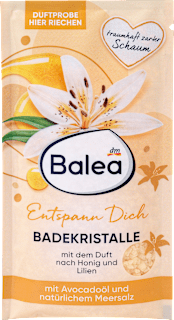 Kopalna sol Entspann Dich, med in lilija Balea