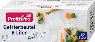 Gefrierbeutel 6 l mit Verschlüssen Profissimo