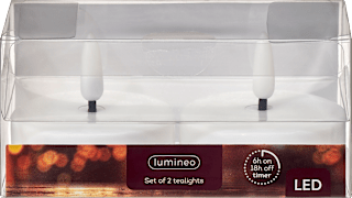 LED Teelichter mit Timer, maxi, warmweiß Dekorieren & Einrichten