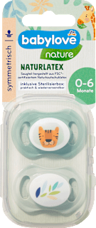Simetrična tolažilna duda NATURALEX, 0-6 m, več različic babylove