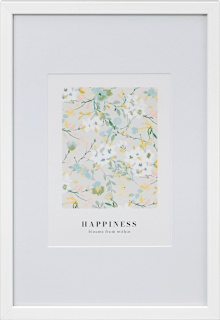 Bilderrahmen Flat Finish 20x30 cm, weiß Paradies