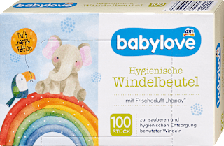 Pelenkagyűjtő szemeteszsák 3 l-es, friss illattal babylove