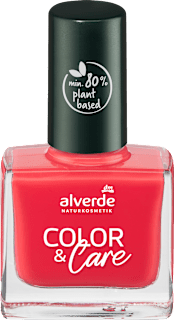 Color & Care lak za nokte -  50 Coral Red alverde NATURKOSMETIK