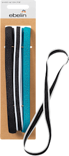 Opaski do włosów z powłoką antypoślizgową, wąskie ebelin