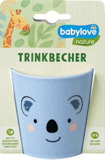Bicchiere per bambini babylove nature