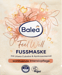 Balea Feel Well ošetrujúca maska na nohy Balea