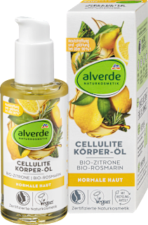 Масло за тяло против целулит с био лимон и био розмарин alverde NATURKOSMETIK