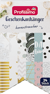Geschenkanhänger "heraustrennbar" Profissimo